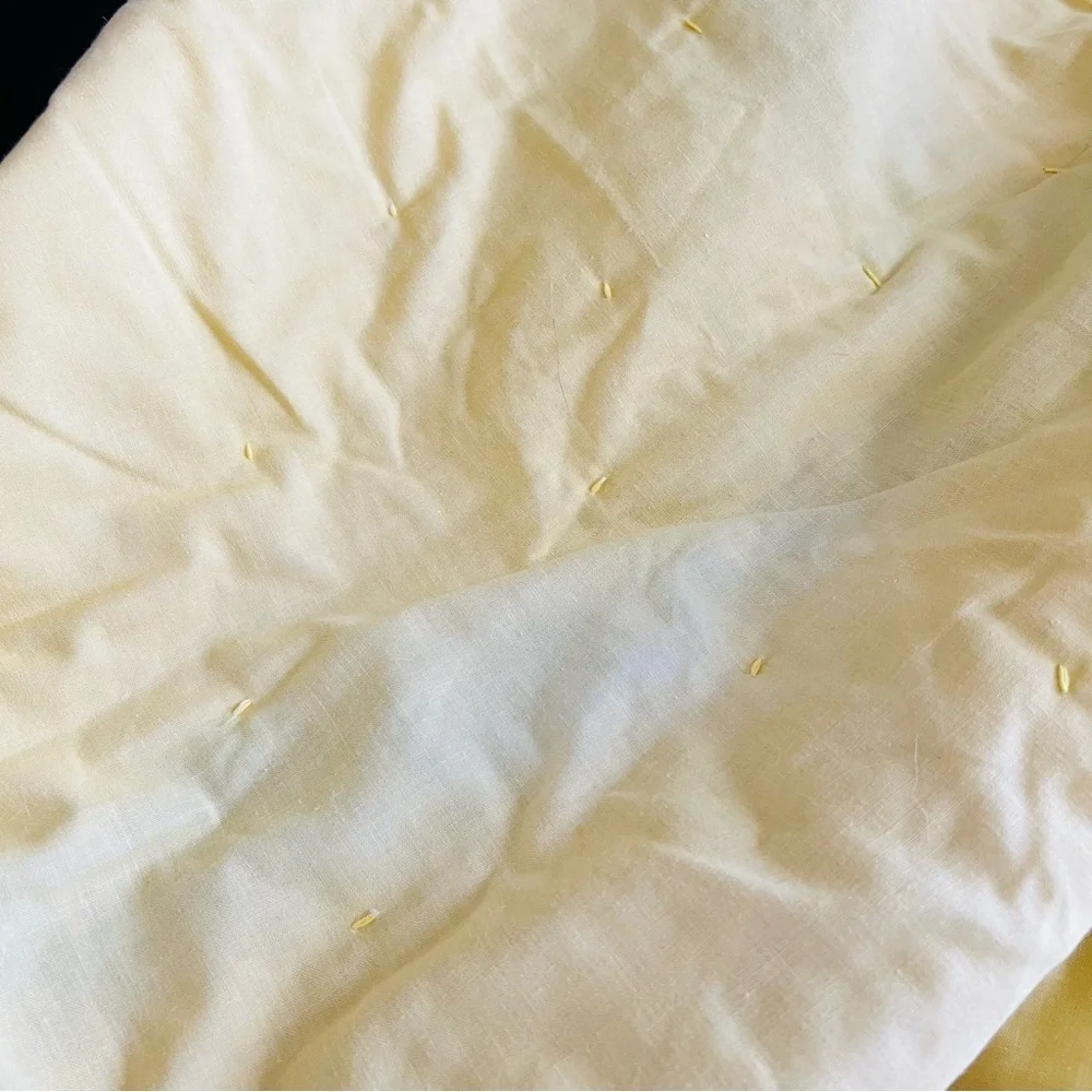 68”x96” Vintage from 1980’s Handmade Sunflower Quilt.